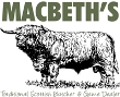 Macbeths Butchers logo